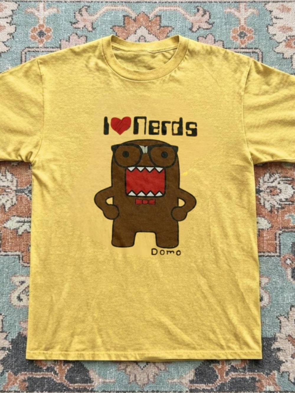 Gildan Yellow Domo 'I ♥ Nerds' Graphic Tee